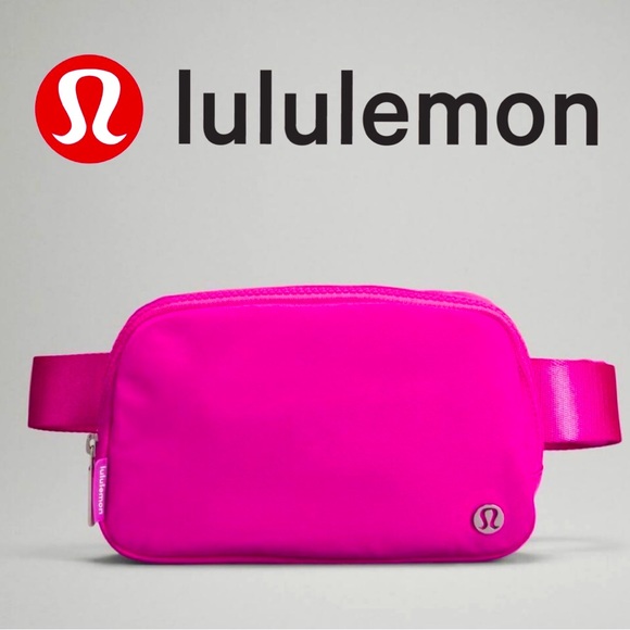 lululemon athletica Handbags - Lululemon Sonic Pink Belt Bag